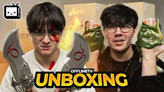 MICHAEL IS KRATOS!! - OFFLINETV UNBOXING