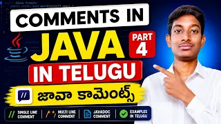 Comments in Java Single Line Multi Line JavaDoc Comments Java Full Course Part 4