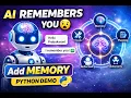 This AI Agent Remembers You Add Memory to AI Agents Python Demo