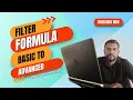 Master Excel s FILTER Formula Like a Pro Easy to Advanced