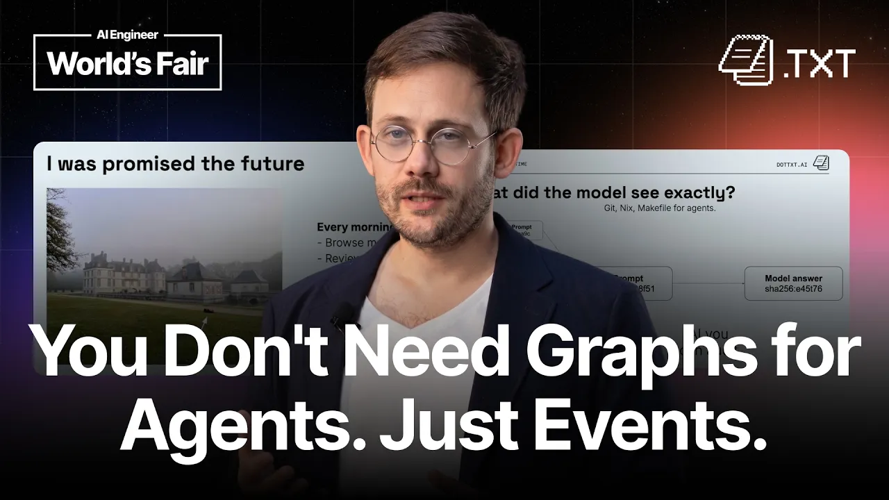 Agent Frameworks Considered Harmful — Rémi Louf, .txt: video thumbnail