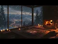 Winter Retreat – Cozy Fireplace, Candlelit Chess, and Smooth Jazz for a Relaxing Escape