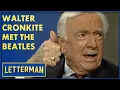 Download Lagu Toen Walter Cronkite de Beatles ontmoette | David Letterman