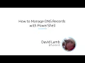 How To Manage DNS Records With PowerShell