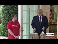President Trump receives DoorDash McDonald s delivery at the Oval Office