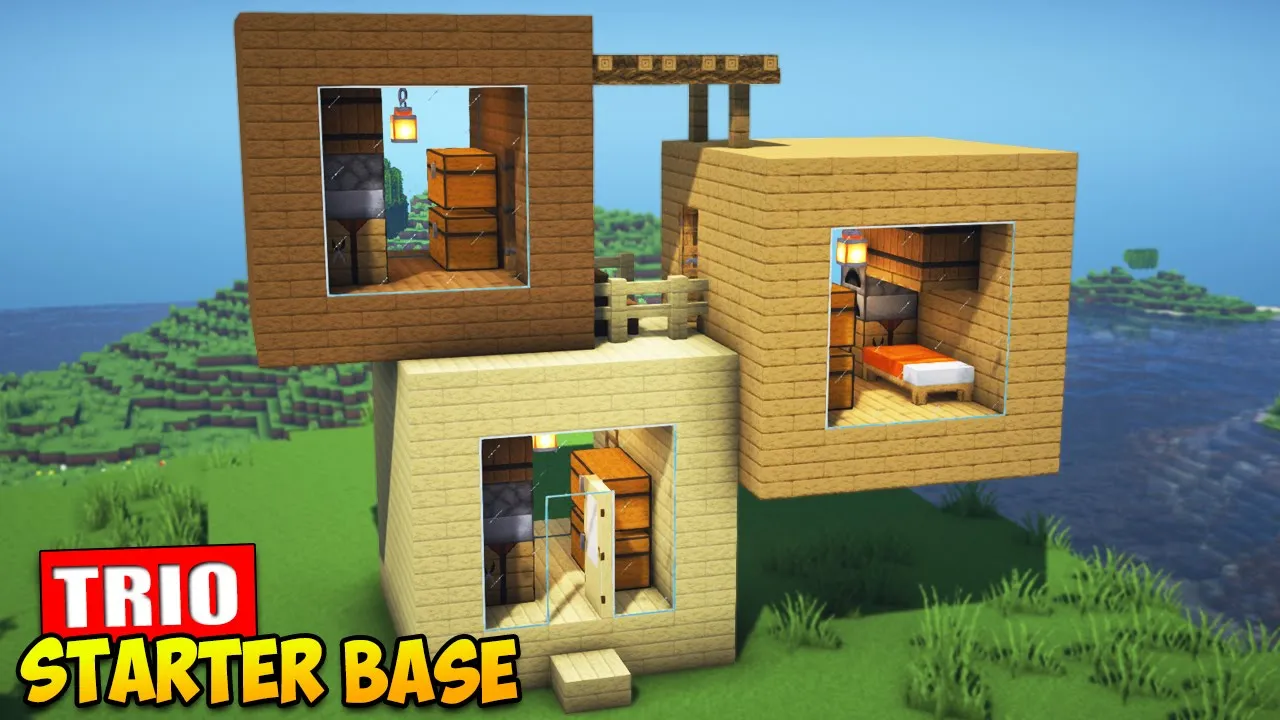Minecraft Squad Survival House Tutorial ????
