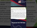 Proposed OCI FAR Rules