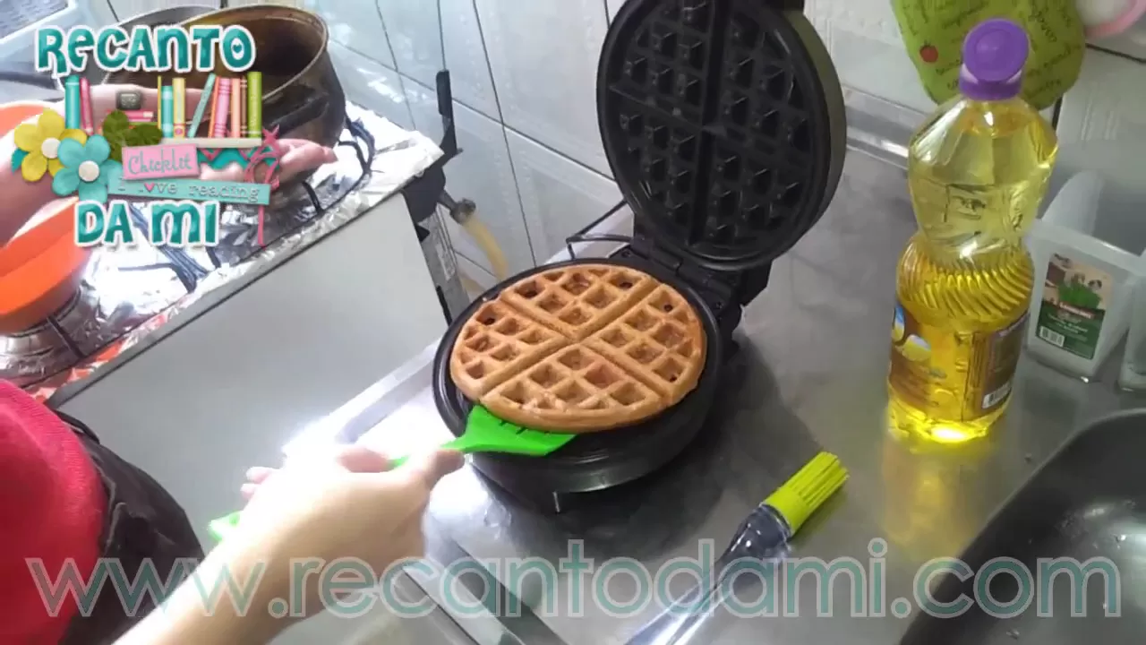 RECEITA WAFFLES DE CHOCOLATE