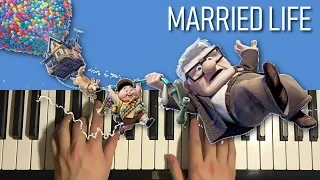married life up piano tutorial lesson 
