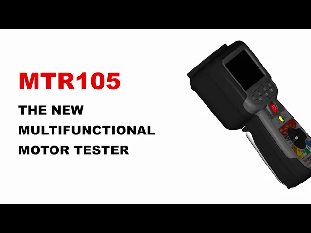 Thumbnail for the Megger Baker MTR105 Rotating Machine Tester video