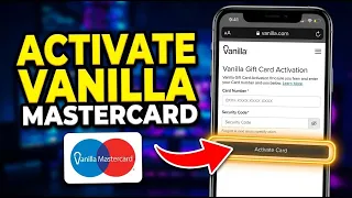 How to activate Vanilla Mastercard gift card - Step by Step