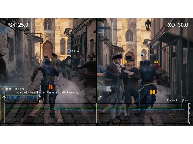 Assassin's Creed Unity Patch 4: PS4 vs Xbox One Frame-Rate Test