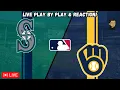 Seattle Mariners vs Milwaukee Brewers MLB Livestream Live Radio Broadcast
