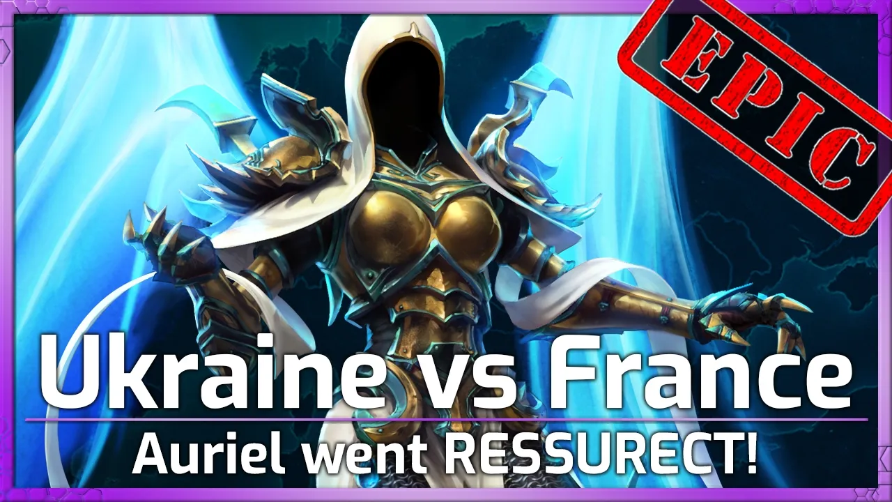 EPIC! Ukraine vs France! KILLER Series! - Nations Cup - Heroes of the Storm
