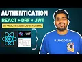 Django React Authentication with JWT Complete Guide Step-by-Step for 2024