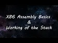 Understanding x86 assembly and working of stack