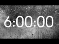 6-Hour Timer with Rain Sounds ASMR Alarm Clock 6 6 6