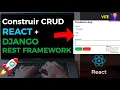Create Backend and Frontend with Django Rest Framework and React from Scratch Step-by-Step CR