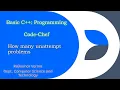 How many unattempted problems Contest Question CodeChef