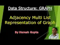 Adjacency Multi List Representation of Graph Adjacency Multi List in Data Structure
