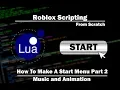 Roblox How To Make A Start Menu Part 2