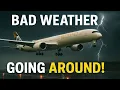 Download Lagu Etihad A350-1000 GO AROUND in Mumbai!! | Aborted landing due to storm