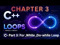Part 3 While Do-While For loop explained