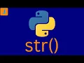 Python String Constructor Convert Whatever You Want To A String