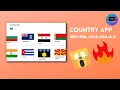Country-app Using an API with HTML CSS AND VANILLA JS