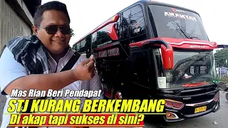 Kometar mas rian stj kurang bekembang di akap tapi sukses di akdp