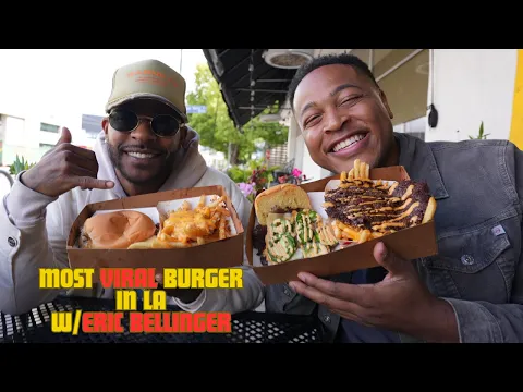 Download MP3 Trying the MOST HYPED Burger in LA w/ Eric Bellinger