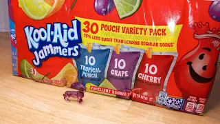 Unboxin Doxin - Kool-Aid Jammers 30 Pouch Variety Pack Tropical Punch Grape And Cherry