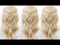 Simple Braided Viking Hairstyle For Beginners Easy 3 Strand Braid Medium Long Hair How To Braid