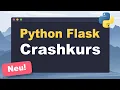 Python Flask Tutorial 2024 App erstellen Routen HTML rendern gunicorn usw Crashkurs Deutsch