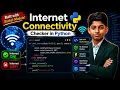 Build an Internet Connectivity Checker in Python Socket Module Project for Beginners