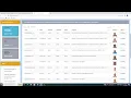 Django data table web design user application status