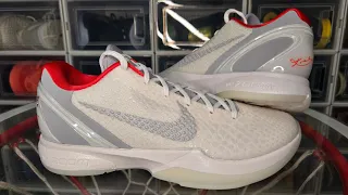 PJ TUCKER Kobes Kickwho Godkiller Batch Kobe 6 Protro PE White Platinum