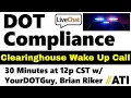 FMCSA Clearinghouse Wake Up Call CSA Scores Safer Web How We Doin