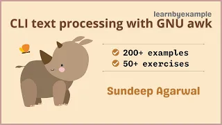 Ebook Promo CLI text processing with GNU awk