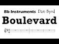 Download Lagu Boulevard Dan Byrd Bb Instruments Sheet Music Backing Track Play Along Partitura