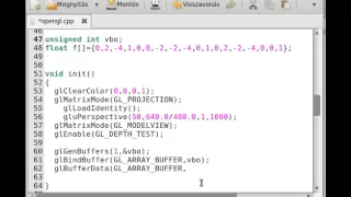 OpenGL tutorial 24 - VBO and vertex array