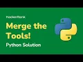 Python HackerRank Solutions Merge the Tools