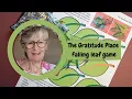 Falling leaves gratitude game Change those automatic negative thoughts to positive ones