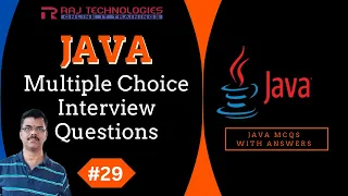 Top Java Multiple Choice INTERVIEW Questions and Answers