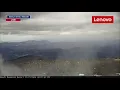 Beech Mountain Resort camera shows snow falling on Thursday afternoon