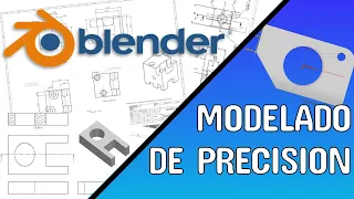 📏 Blender Modelado de PRECISION para impresión 3D 📐 - Desde 0