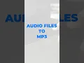 Download Lagu Convert your audio files to MP3 quickly and easily from your browser MP3