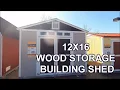 Home Depot Tuff Shed The Sundance Series 12 ft x 16 ft Walkaround