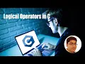 Logical Operators in C C Programming Tutorial for Beginners