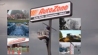 AutoZone Store Build Start to Finish Kingwood WV